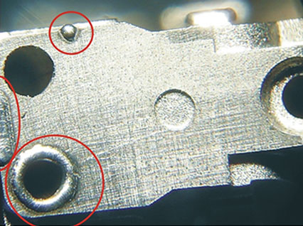 <a href='http://www.tugun.cn/product/3.htm' class='text_a'>模具激光焊機(jī)</a>修復(fù)模具效果